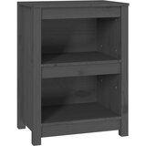 Maison Chic Knjižna omara - Knjižni regal siva 50x35x68 cm trdna borovina, (21723571) Cene