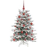  Umjetno božićno drvce s nogom Bijelo 120 cm PE i PVC | shoptok.hr