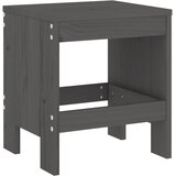  Vrtni stolci 2 kom sivi 40 x 36 x 45 cm od masivne borovine | shoptok.hr