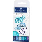 Faber-Castell Flomastri Faber-Castell Pitt Lettering Vibes, 6 kosov Cene
