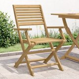 Maison Chic Zložljivi Vrtni Stoli - Stol za vrti 2 kosa 54,5x61,5x86,5 cm trdna akacija JS2661, (21876314) | Shoptok.si