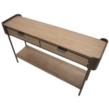Mauro Ferretti Smeđi pomoćni stol od masivne jele 31x120 cm Toronto – | shoptok.hr