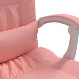  Pisarniški stol roza umetno usnje, (21378343) | Shoptok.si