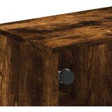  Stolić za kavu sa staklenim vratima boja hrasta 68,5x50x50 cm | Eponuda.com