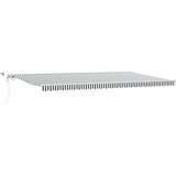  Automatska sklopiva tenda s LED antracit i bijela 600x300 cm | Eponuda.ba