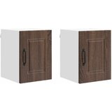  Ormar za Zid PORTO 2 pcs Smeđi hrast 30 x 31 x 40 cm | Eponuda.ba