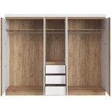 Modern Living Omara S Klasičnimi Vrati Calabria, Bela, Barva Hrasta | Shoptok.si