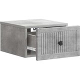  Stenski nočni omarici 2 pcs Betonsko siva 33 x 34,5 x 20 cm, (5000209577) | Shoptok.si
