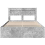  Konstrukcija postelje Beton 140 x 200 cm Masivno borovo les, (5000104361) | Shoptok.si