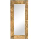vidaXL Ogledalo iz trdnega mangovega lesa 50x110 cm | Shoptok.si