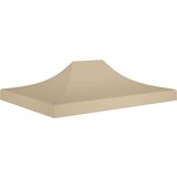  Krov za šator za zabave 4 x 3 m bež 270 g/m² | shoptok.hr