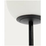 Kave Home Bela/črna namizna svetilka s steklenim senčilom (višina 35 cm) Brisia – | Shoptok.si