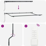  Skrovita tenda Žuta i narančasta i bijela 400x200 cm L | shoptok.hr