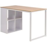  Pisaći stol 120 x 60 x 75 cm boja hrasta i bijela | Eponuda.ba