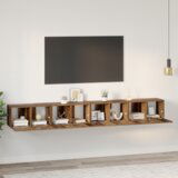 vidaXL Set TV komoda 4 pcs Staro drvo Srednja 30 x 60 x 30.5 cm | shoptok.hr