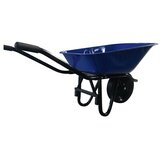 Kolica građevinska (85 l, Materijal korita: Čelik, Plave boje) | shoptok.hr