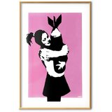  Plakat - Bomb Hug 21x30 Zlatni okvir s margom | shoptok.hr