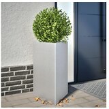 vidaXL vrtno korito trikotnik 50x43x75 cm pocinkano jeklo | Shoptok.si