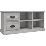 Maison Chic TV omarica - TV enota - Televizijska omarica siva sonoma 102x35,5x47,5 cm inženirski les, (21700154) Cene