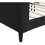 Dnevni krevet crni 100 x 200 cm baršunasti | Eponuda.com