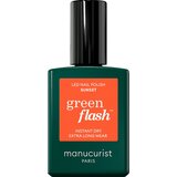 Manucurist Green Flash Gel Nail Polish - Colourful Shades - Sunset Cene