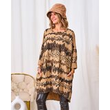Resti Patterned women's light brown dress | Eponuda.ba