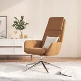 vidaXL stol za sproščanje taupe umetno semiš usnje | Shoptok.si