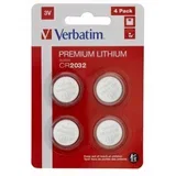 Litijske baterije Verbatim CR2032 4 1 3V