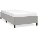  Okvir kreveta bez madraca svjetlosivi 90x200 cm od tkanine | shoptok.hr