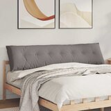  Jastuk za leđa Sivo-smeđa 200 x 19 x 50 cm tkanina | shoptok.hr