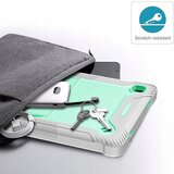 NIKCORP Ovitek za Samsung Galaxy Tab A8 10.5 s stojalom, držalom in naramnim trakom, trislojna zaščita, mentol zelene barve, (5000139077) | Shoptok.si