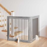  Vrata za pse s postoljem 2 pcs Siva sonoma 100 x 100 cm | shoptok.hr