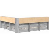 Krevet s policama s uzglavljem Sivi hrast sonoma 180 x 200 cm | shoptok.hr