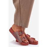 Zaxy Fragrant Women's Slippers With Glitter And Buckles Dirty Pink | shoptok.hr