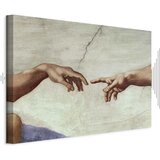  Slika - Michelangelo – The Creation of Adam (hands) 120x80 Akustična | shoptok.hr