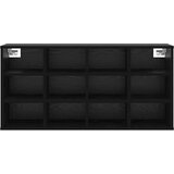  Ormar za cipele Crni hrast 103 x 30 x 51 cm Konstruirano drvo | shoptok.hr