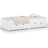  Dnevna postelja bela 90x190 cm 3FT trdna borovina, (20725500) | Shoptok.si