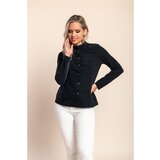 Fenzy Majica Z Gumbi, Črna | Shoptok.si