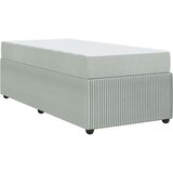  Posteljni okvir z vzmetnico Svetlo siva 80 x 200 cm Žamet, (5000069986) | Shoptok.si