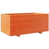 vidaXL vrtno cvetlično korito voščeno 110x60x49,5 cm trdna borovina, (21204419) Cene