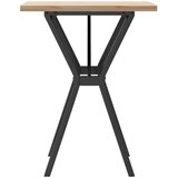  Blagovaonski stol Y-oblika 60x60x75,5 cm od borovine i čelik | shoptok.hr