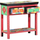  Konzolna stolica s ladicama s pohranom Šareni 80 x 35 x 76 cm | shoptok.hr