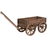 Voziček za rastline 120x41x54 cm rjave barve, (5000228413)