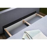 XORA ZOFA S POSTELJNO FUNKCIJO, antracit tekstil | Shoptok.si