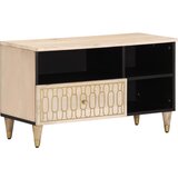 Maison Chic TV omarica - TV stojalo - Televizijska omarica 80x33x46 cm trden mangov les, (21701597) | Shoptok.si