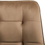 MID.YOU STOL, les, kovina, tekstil rjava | Shoptok.si