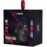 Lorgar slušalice Noah 500, Wireless Gaming headset with microphone, JL7006, BT 5.3, battery life up to 58 h (1000mAh), USB (C) charging cable (0.8m), 3.5 mm AUX cable (1.5m), size: 195*185*80mm, 0.24kg, black | ePonuda.com