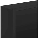 vidaXL ničica za tuš crna 90 x 20 x 9.5 cm nehrđajući čelik | shoptok.hr