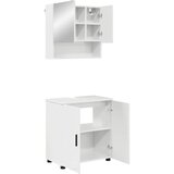  Set namještaja za kupaonicu Zidne 2 pcs Visoki sjaj bijela | Eponuda.com