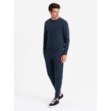 Ombre BASIC men's cotton sweatshirt set unbuttoned sweatshirt + joggers | shoptok.hr